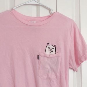ripndip pink t shirt